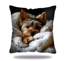 YORKSHIRE TERRIER Puppy Dog Cushion Covers Decorative cushions Yorkie Dogs cover