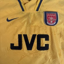 Rare Original Arsenal 1996/1997 Away Football Shirt Mens Small