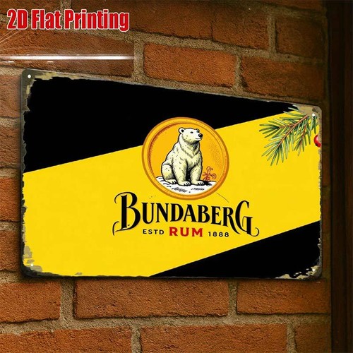 Flat bundaberg rum vintage - 2d,