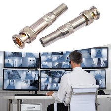 BNC Male Connector Adapter for CCTV Camera Solder Less Installation