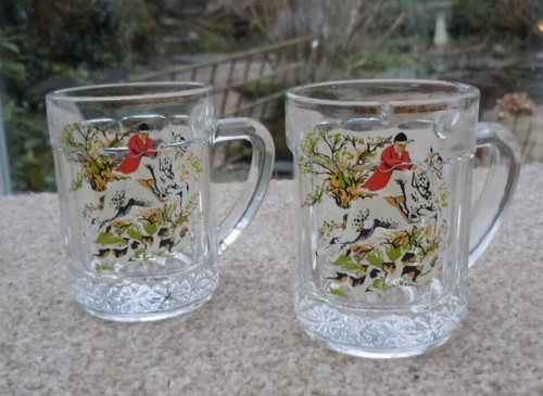 Pair vintage fox hunting - pair,