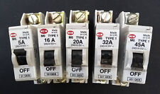 MEM Memera 21 QEB Single Pole MCB 45A, 32A, 20A, 16A, 5A Type 1 & 2  BS3871 M6