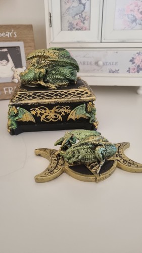 Dragon trinket box and - dragon,