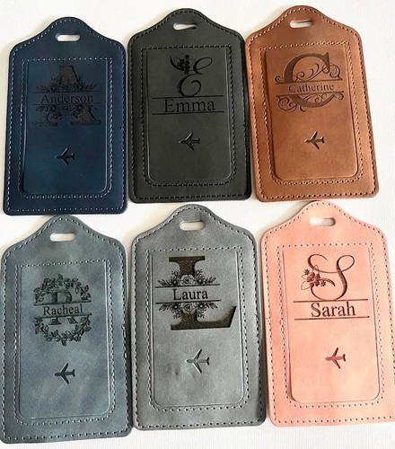 Personalised luggage tag - personalised, pu