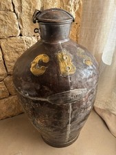 Antique metal milk jug, 65 cm