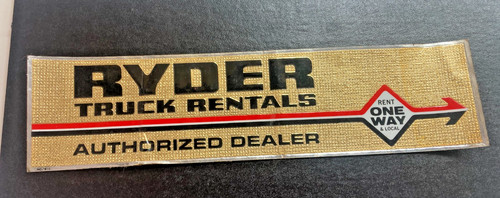 Vintage ryder truck - vintage, rental