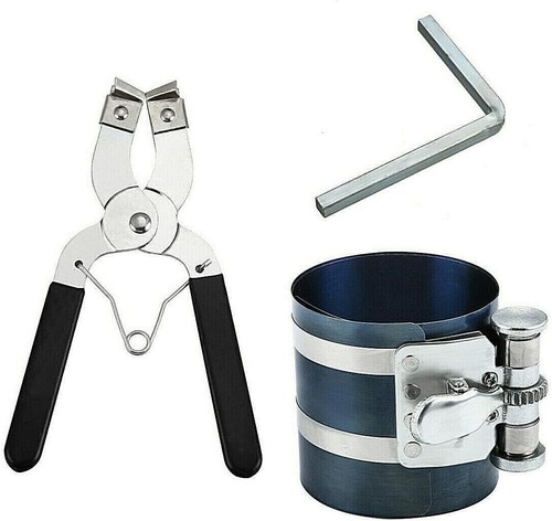 Piston ring compressor - piston,