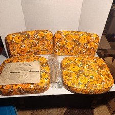 2 Vintage Chair Seat Cushion