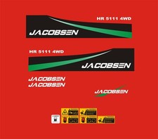 Jacobsen HR5111 4WD Mower Decal Kit