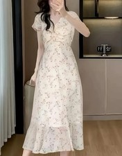 Womens Floral Print Dress