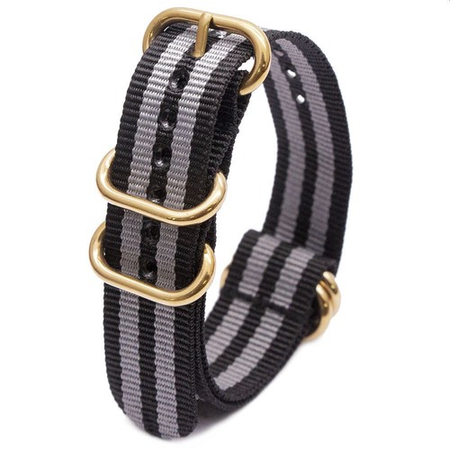 Brass steel rings zulu nato - brass,