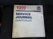 1989 Ford New Holland Service Journal Quarterlies