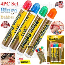 4x Bingo Dabbers Markers Mix