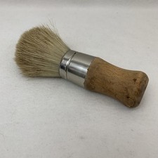 Vintage Natural Hair Large Shaving Brush with Wooden Handle