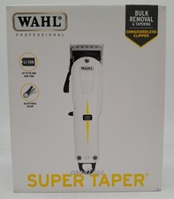 Wahl Cordless Super Taper Hair Clipper Professional Barber Lithium 90min Runtime