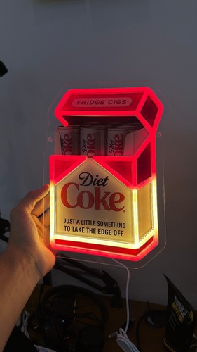 Diet coke neon light - diet,