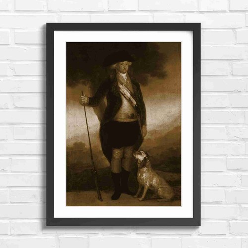 Noble hunter with - hunter, dog