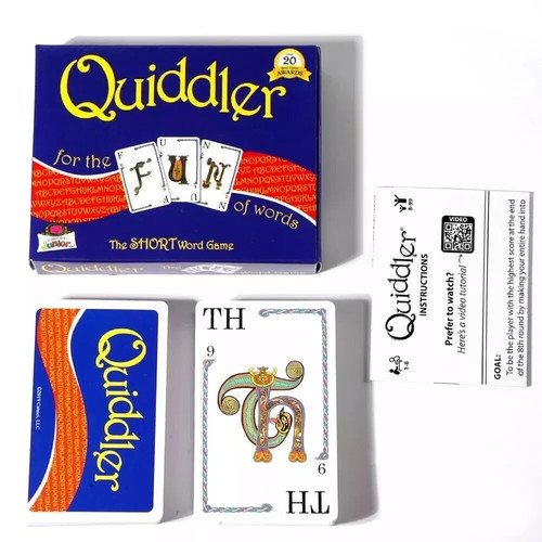 Quiddler card game - game, board