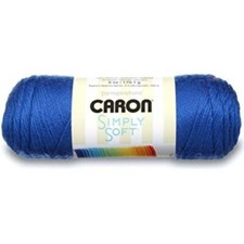Caron Simply Soft Acrylic Aran Knitting Wool Yarn 170g - 9767 Royal Blue