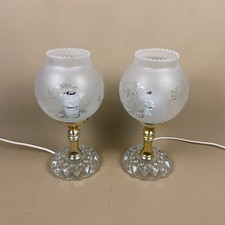 Pair Vintage Art Deco Globe