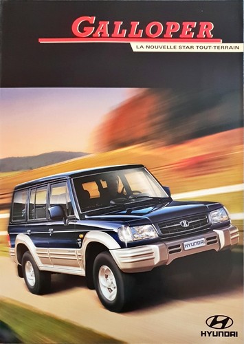 Hyundai galloper brochure 1999 - hyundai,