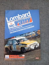 1982 Lombard RAC Rally