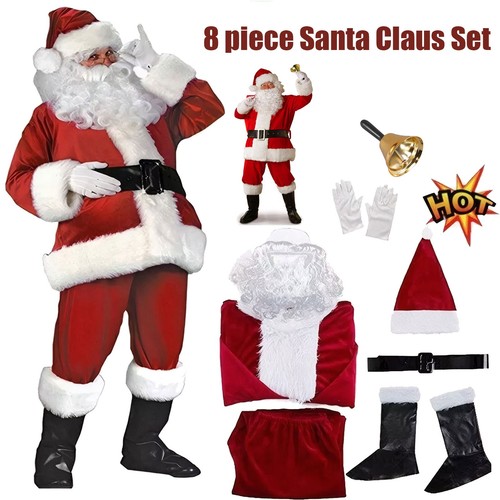 8pcs santa claus costume - santa,