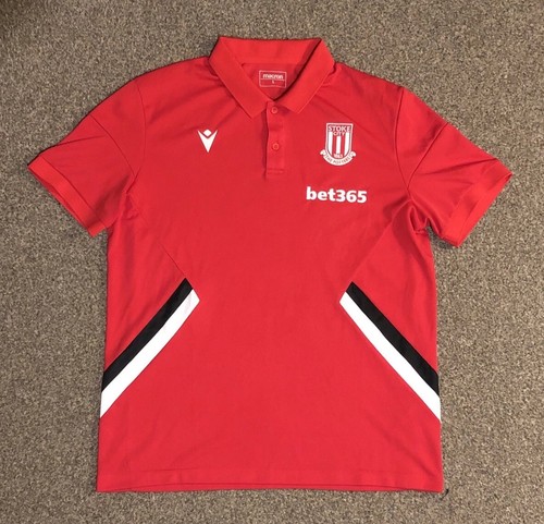 Stoke city macron polo shirt - macron,