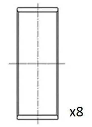 Connecting rod bearing shell