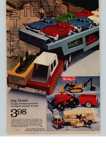 1969 paper buddy l toy - 1969,