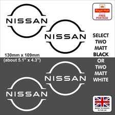 Set Of 2 NISSAN Matt Black Or