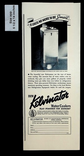 1937 kelvinator water coolers - 1937,