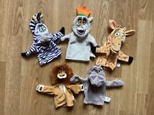 Hand Puppets - From Madagascar Film - Julien,Melman,Alex,Marty,Gloria by Persil