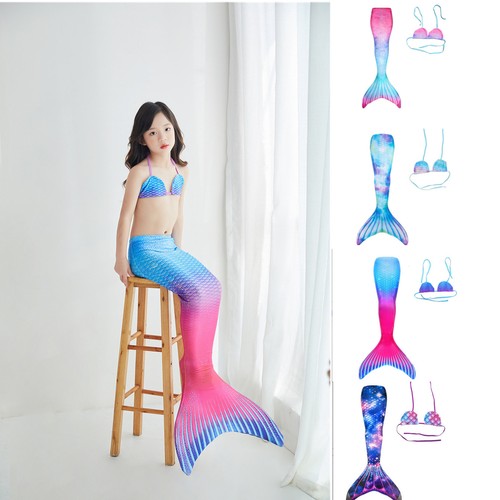 Girls mermaid tail - tail, swimming