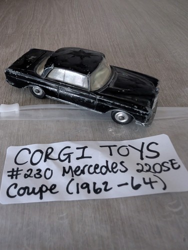 Corgi toys 230 mercedes - corgi, mercedes-benz