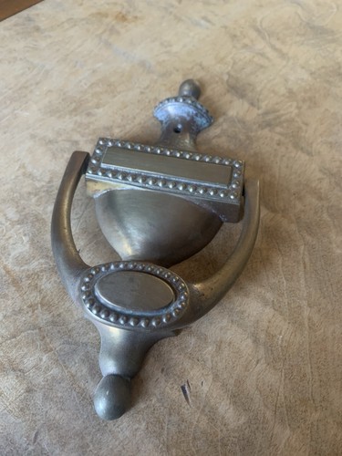 Brass urn door knocker - ,