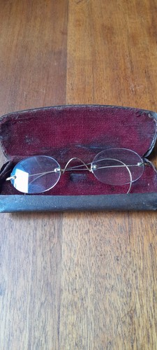 Antique gold filled rimless - antique,