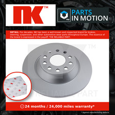 2x Brake Discs Pair Solid fits