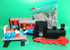LEGO 7715 Push-Along Passenger Steam Train Building Kit vintage instructions