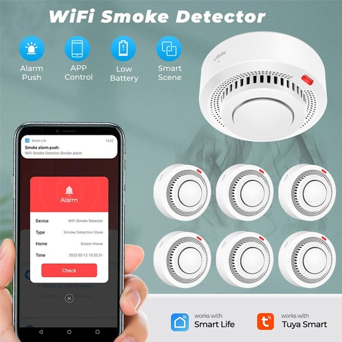 Smoke alarm for home security - smoke,