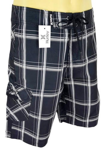 Hurley mens black - mens, check