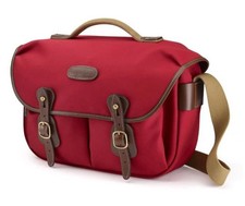 Billingham Hadley Pro Camera / DSLR Messenger Bag in Burgundy Canvas & Chocolate
