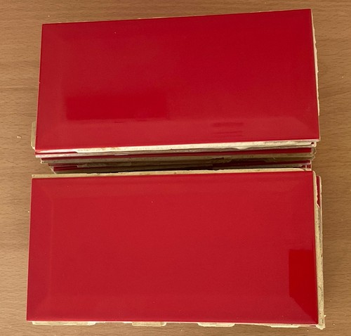 Apple red metro tiles - red,