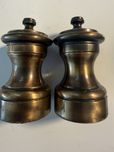 Bronze plated brass salt - brass, and
