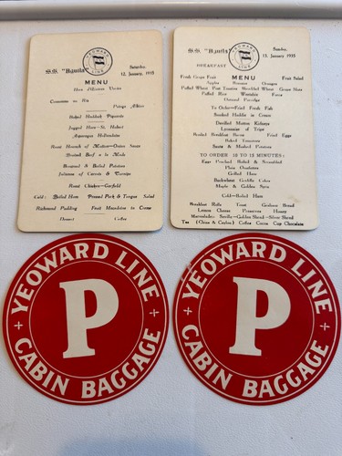 Vintage yeoward line shipping - line,
