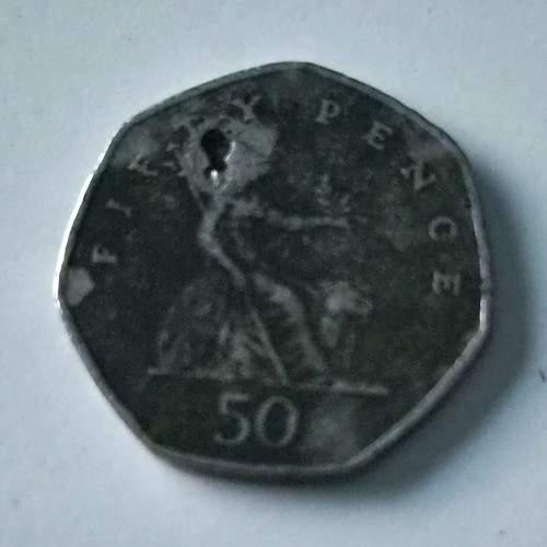 1998 50p coin elizabeth - 1998, uk