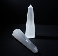 Natural selenite crystal - natural,