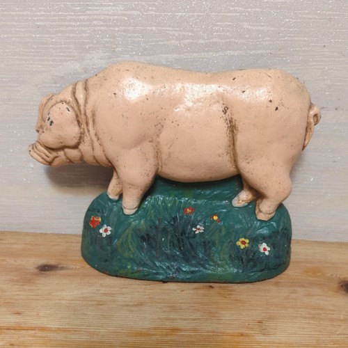 Cast iron pot - pig, door