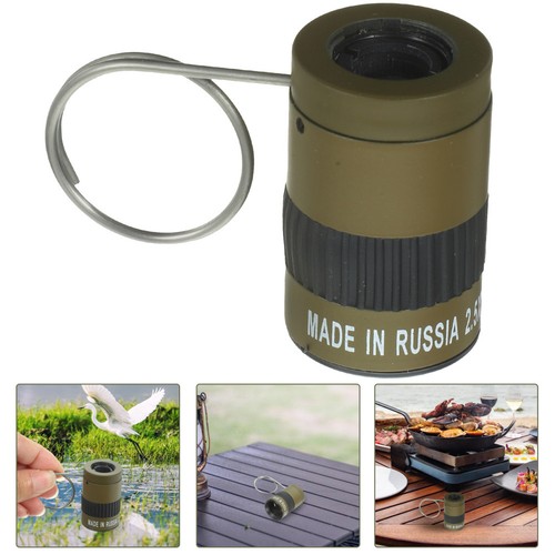 Hand held telescope - held, magnifiers
