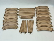 Wooden Train Track Set Of X21